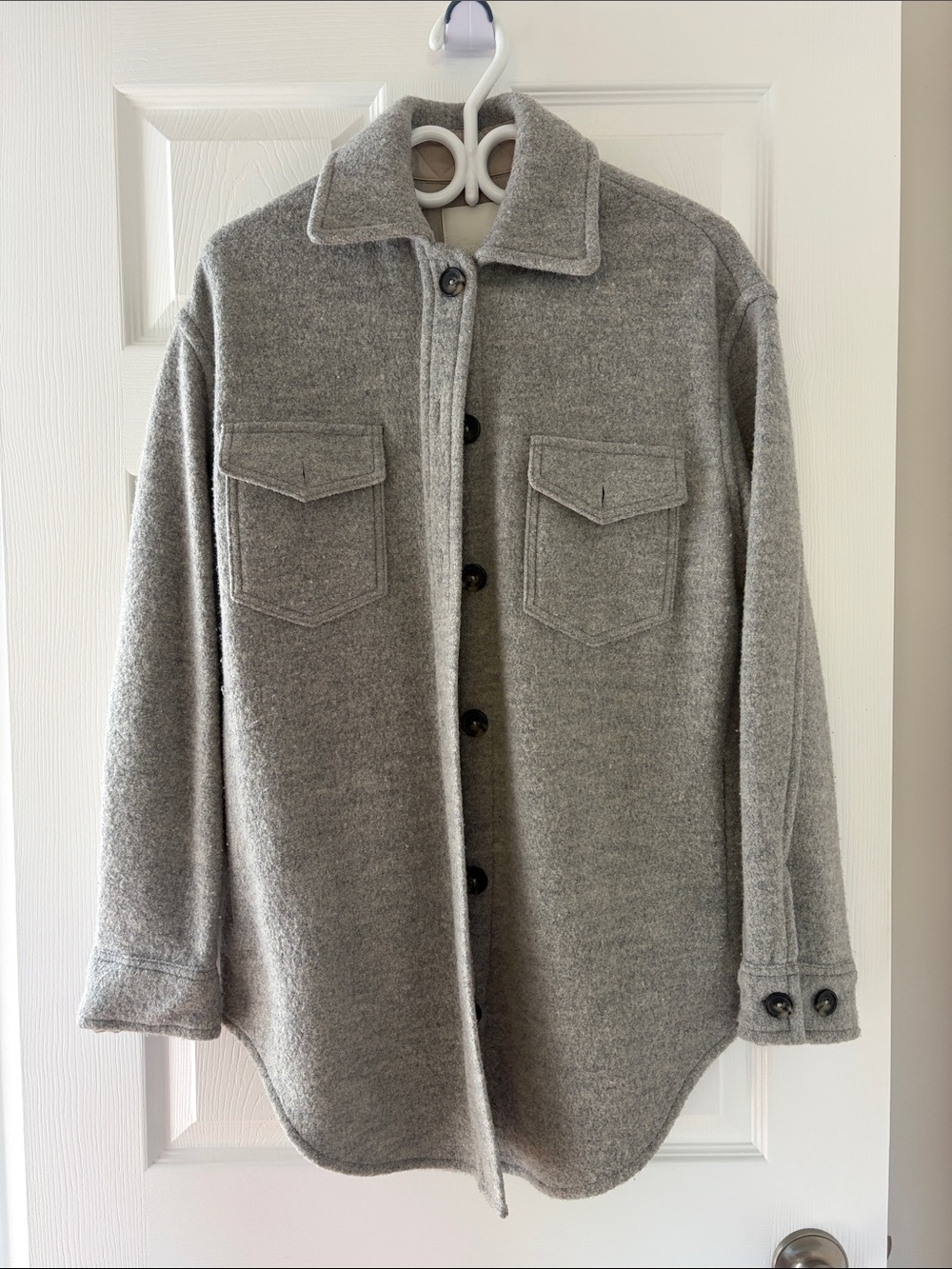 Wilfred Ganna Wool Shirt Jacket